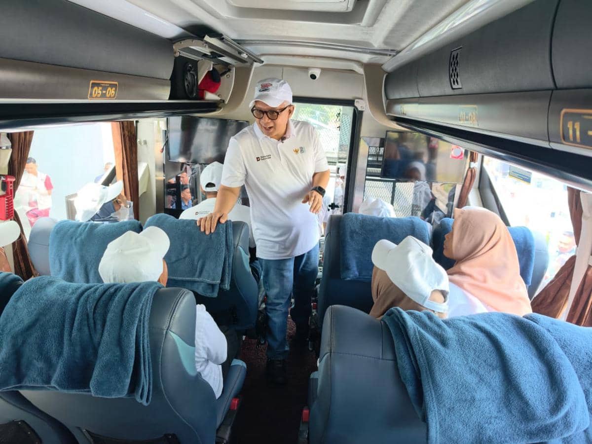 PT Inalum melepas pemudik dalam program mudik gratis yang digelar setiap tahun sejak 2015 (dok.PT Inalum)