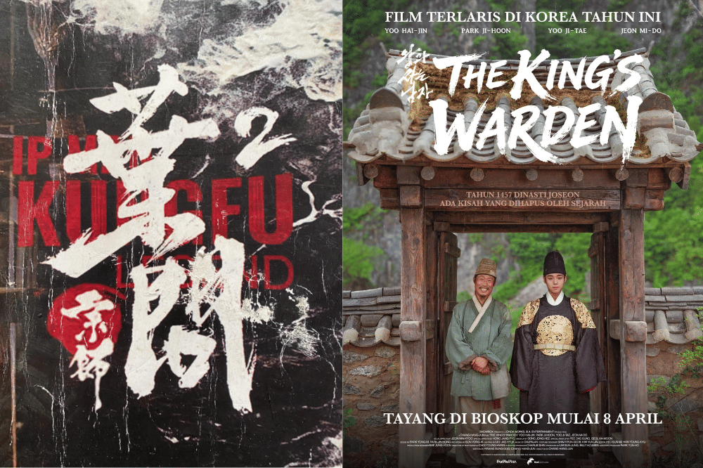 Film China dan Korea yang tayang di bioskop April 2026 menampilkan Ip Man: Kung Fu Legend dan The King's Warden