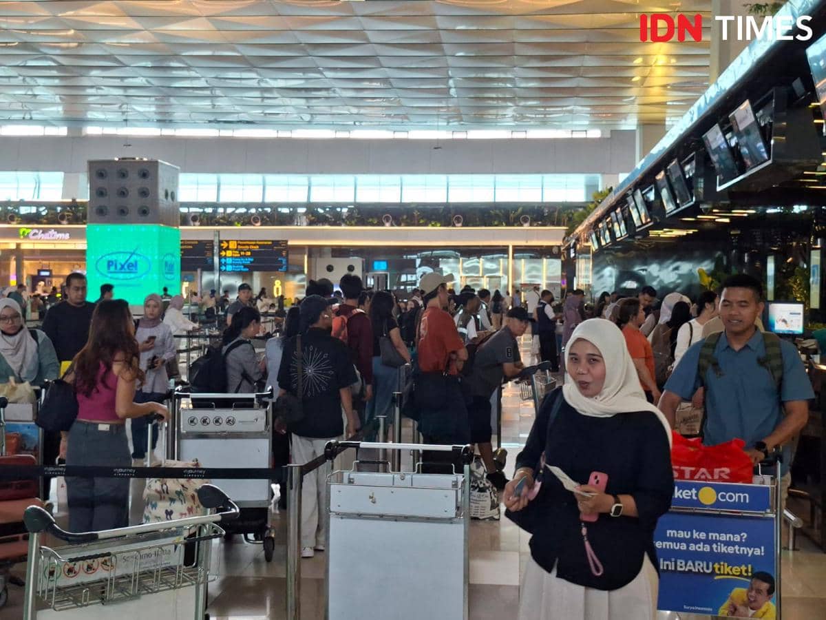 H-2 Idul Fitri, Penumpang di Bandara Soekarno-Hatta Melandai