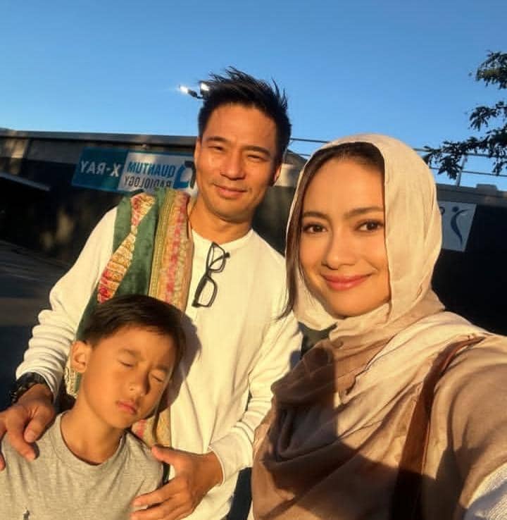 potret Rini Yulianti lebaran 2026 di Sydney