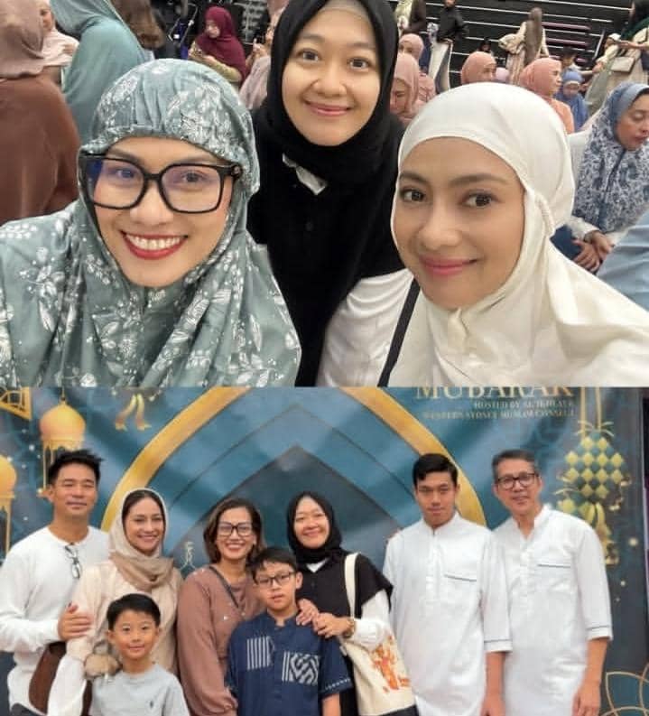 potret Rini Yulianti lebaran 2026 di Sydney