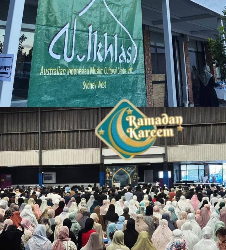 potret Rini Yulianti lebaran 2026 di Sydney