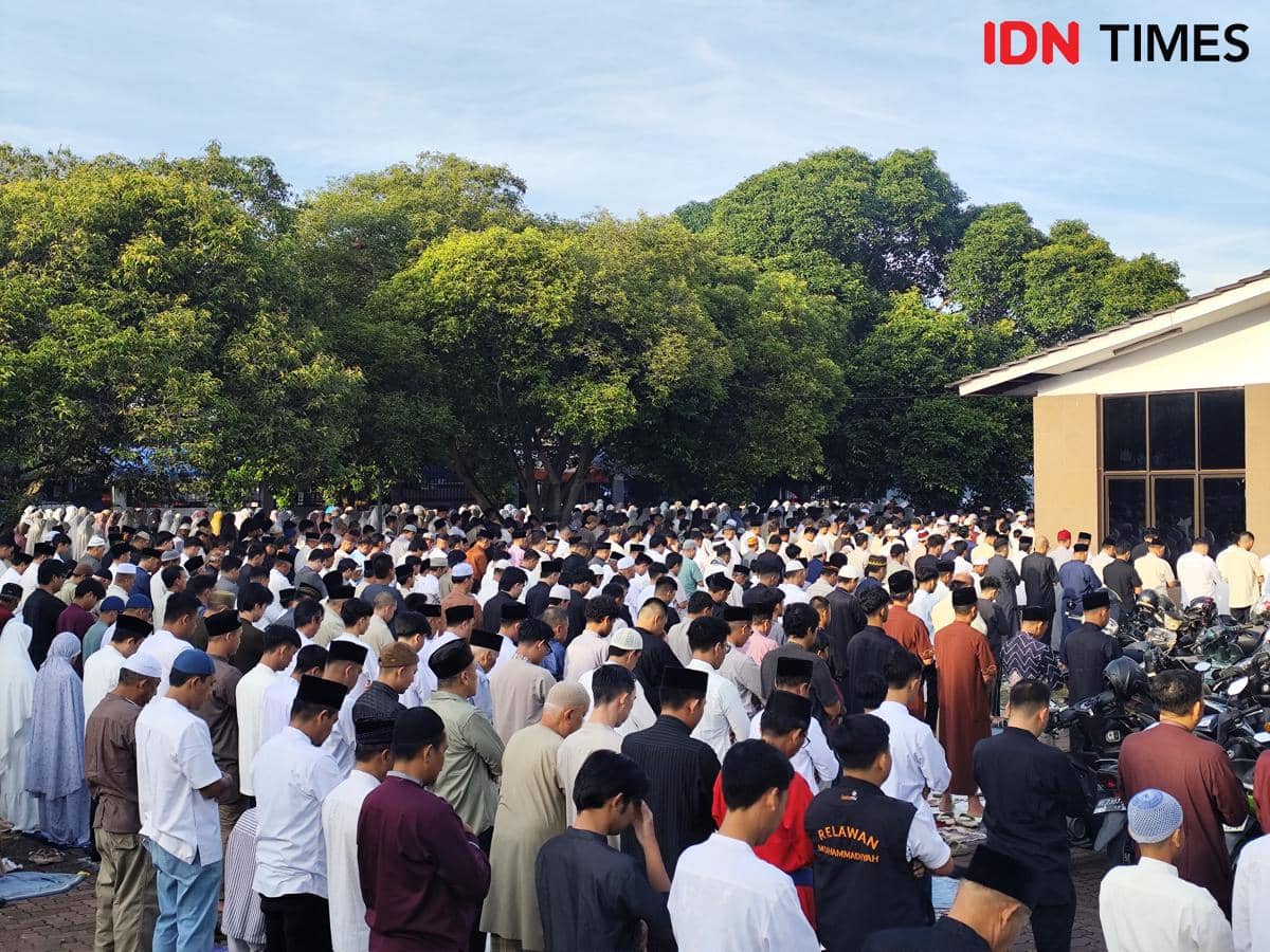 Salat Idul Fitri Muhammadiyah di Balam, Khatib Ajak Tebar Manfaat