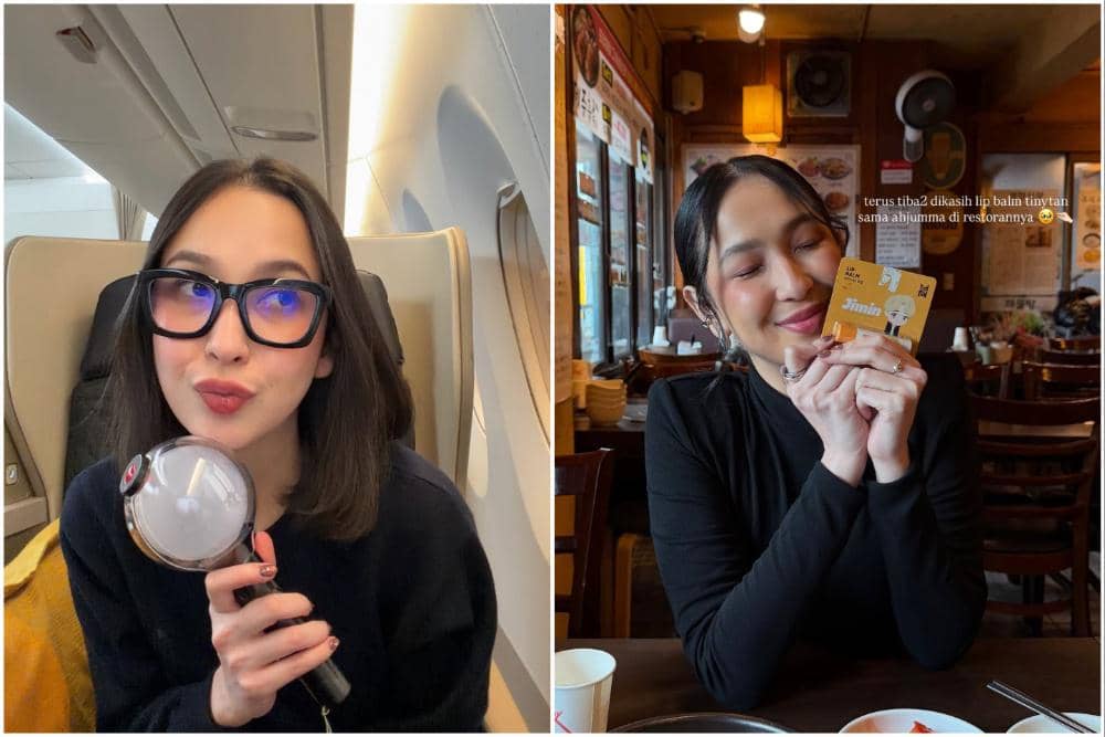 10 Potret Agatha Pricilla ke Korea Selatan untuk Nonton Konser BTS