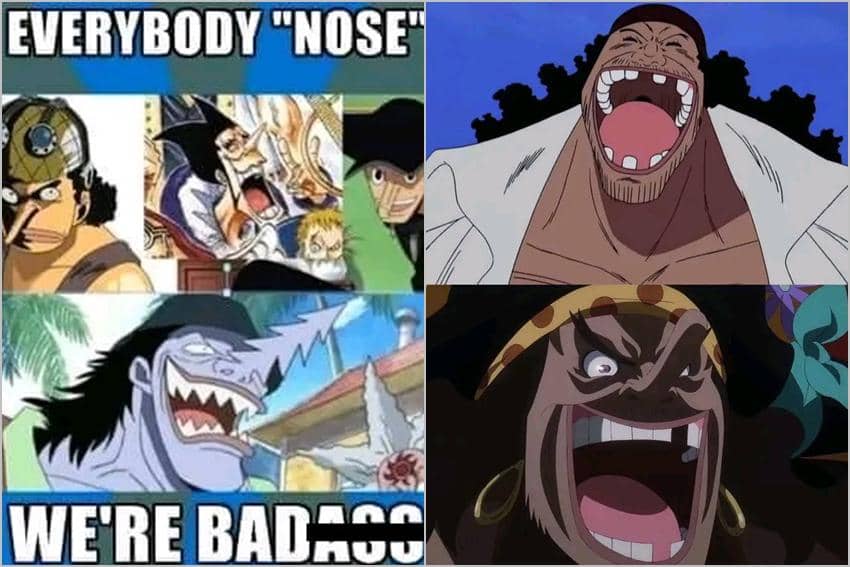 8 Meme One Piece tentang Hidung, Bentuknya Unik-unik!
