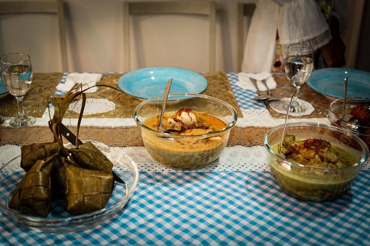 ilustrasi hidangan bersantan