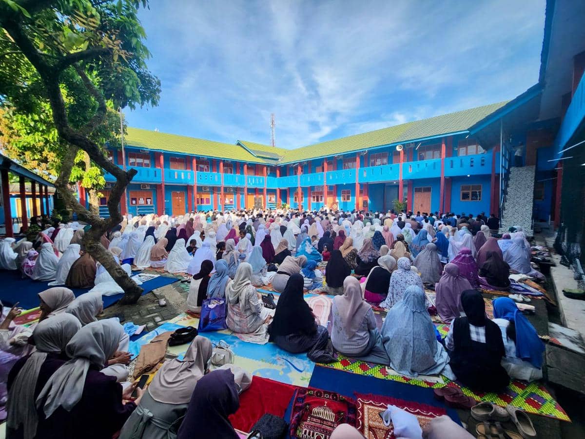 Bagaimana Pengamanan Salat Id Warga Muhammadiyah di Lamteng?
