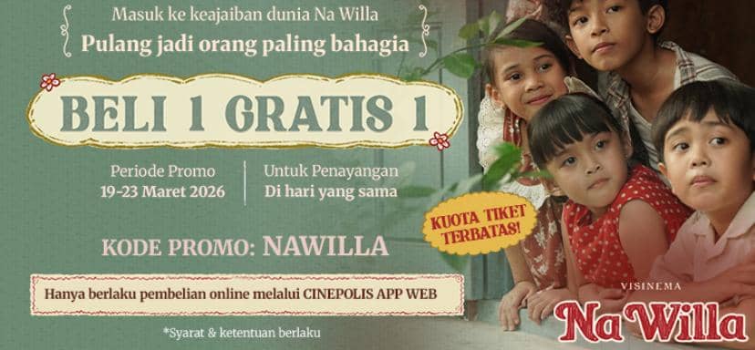 promo bioskop Lebaran 2026 