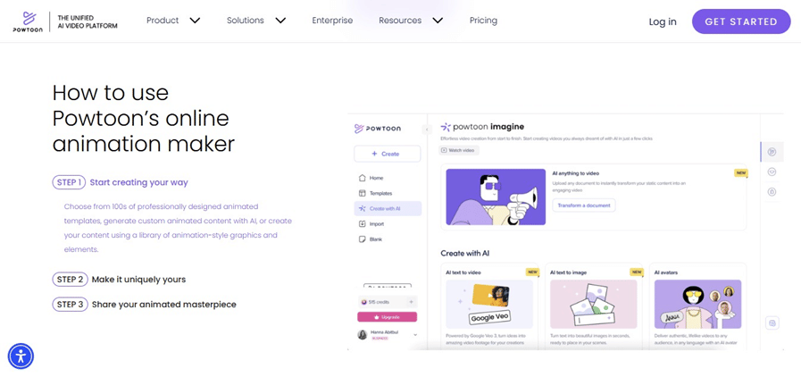 AI untuk membuat animasi
