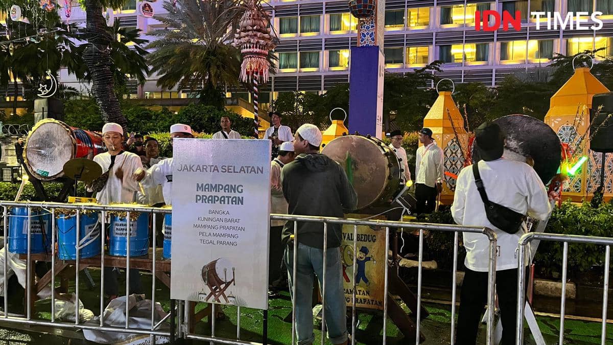 Gelaran Jakarta Bedug Kolosal di Bundaran HI Jakarta