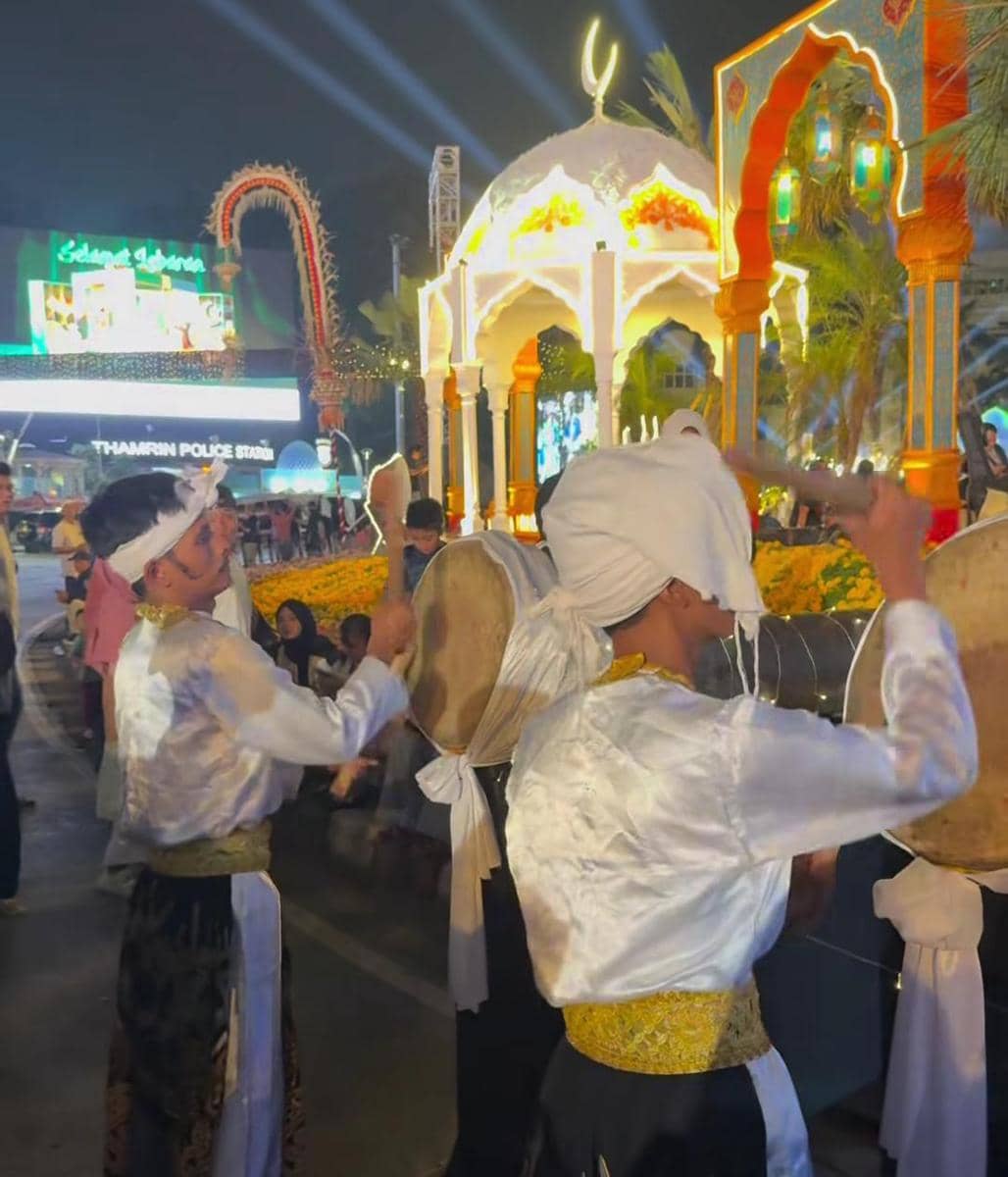 Ilustrasi Bedug Kolosal di Bundaran HI/ Instagram @visitingjakarta) 