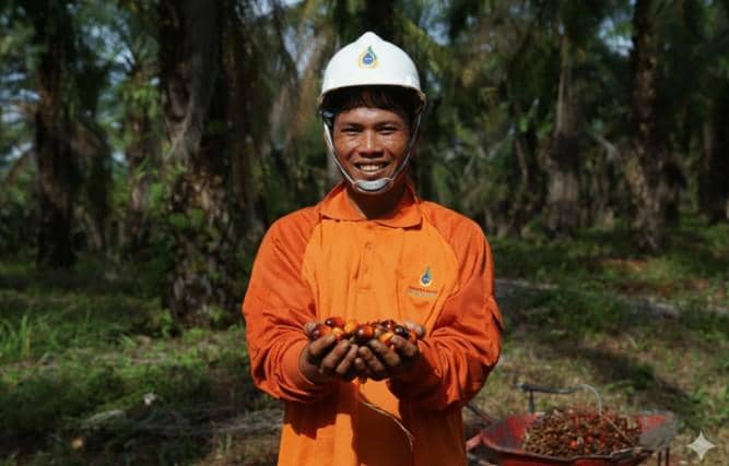 PT Agrinas Palma Nusantara (Persero) untuk mengelola kebun kelapa sawit yang salah satu hasil produksinya akan dijadikan Energi Terbarukan, dengan upaya pengembangan perluasan lahan kelapa sawit dan meningkatkan produktivitas. (Dok/Istimewa). 