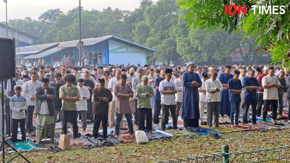 Salat Idul Fitri di Bandun