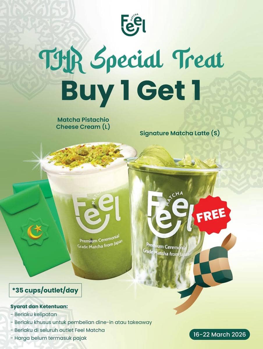 poster promo feel matcha