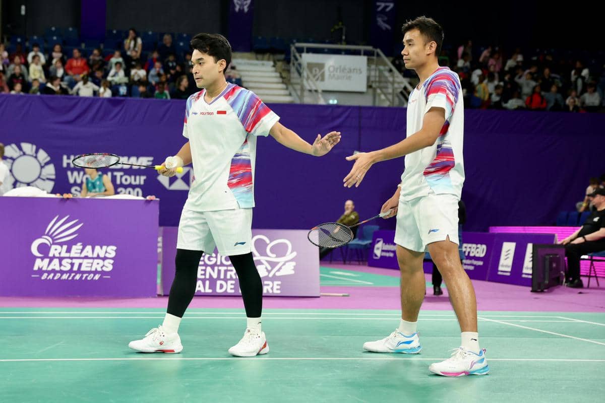 Leo/Bagas Kandas, Wakil Indonesia Habis di Semifinal Orelans Masters 2