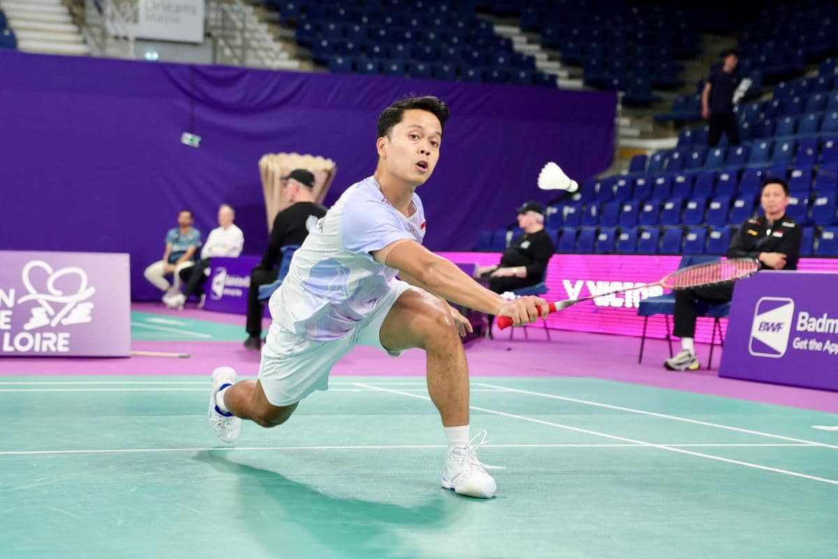 Anthony Sinisuka Ginting di 16 besar Orleans Masters 2026