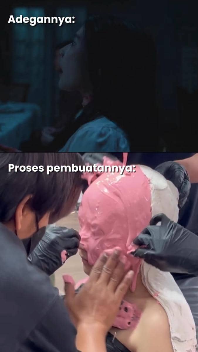 Totalitas Prilly Latuconsina rela makeup prostetik demi syuting Danur