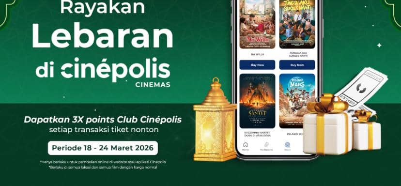 promo bioskop Lebaran 2026 