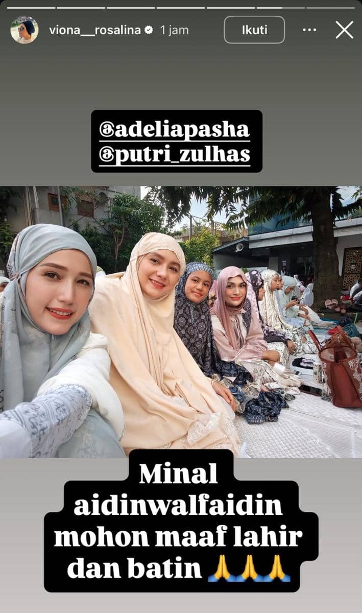 potret artis rayakan Lebaran di 20 Maret 2026