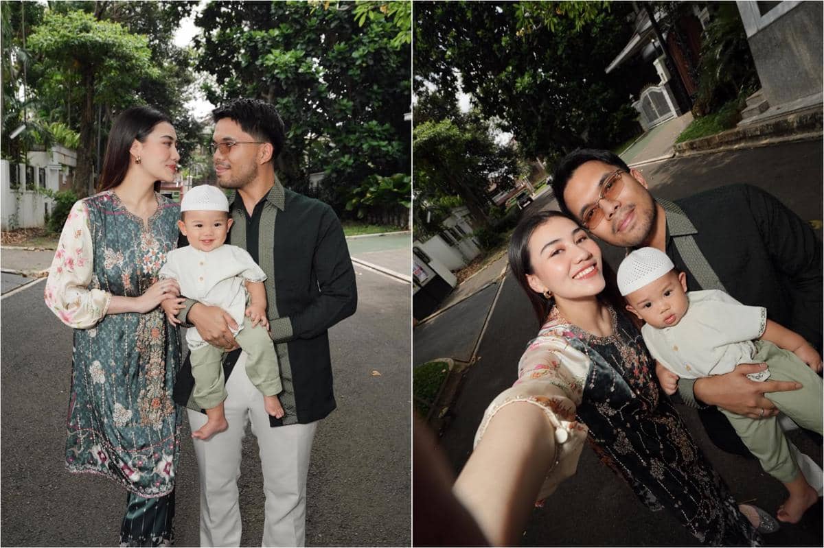 8 Potret Lebaran Keluarga Thariq Halilintar, Pertama Kali dengan Arash