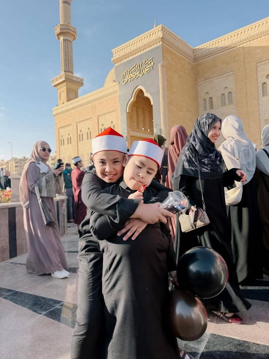 Keluarga Oki Setiana Dewi rayakan Idulfitri 1447 H di Mesir