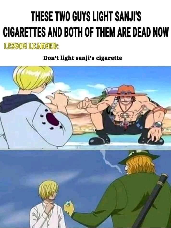 meme Sanji mimisan