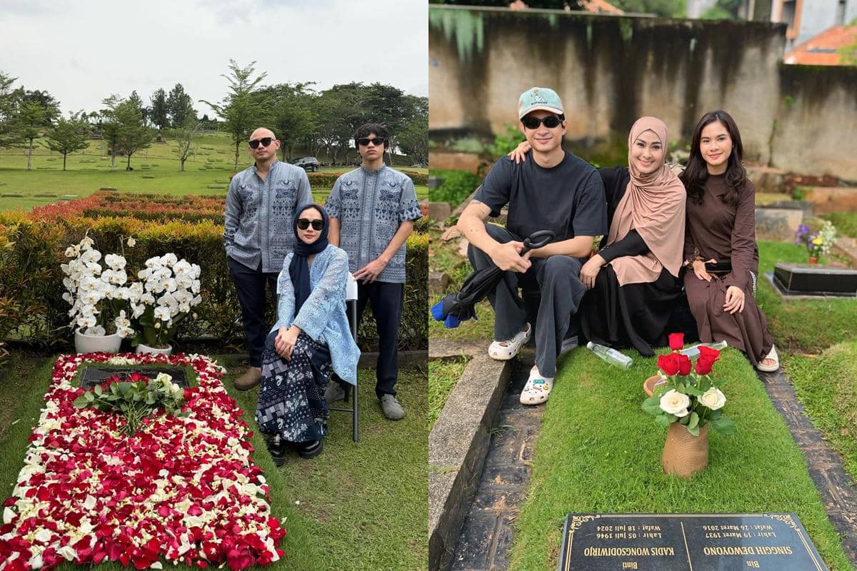 8 Artis yang Ziarah Makam di Momen Lebaran 2026, BCL hingga Keluarga Fuji
