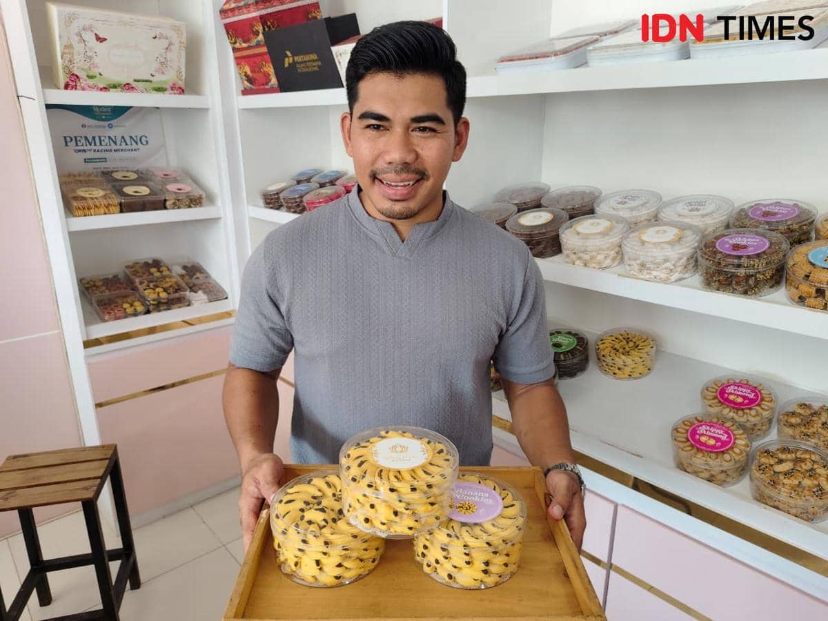 Banana Cookies, kue kering yang kerap diburu saat lebaran (IDN Times/Feny Maulia Agustin)