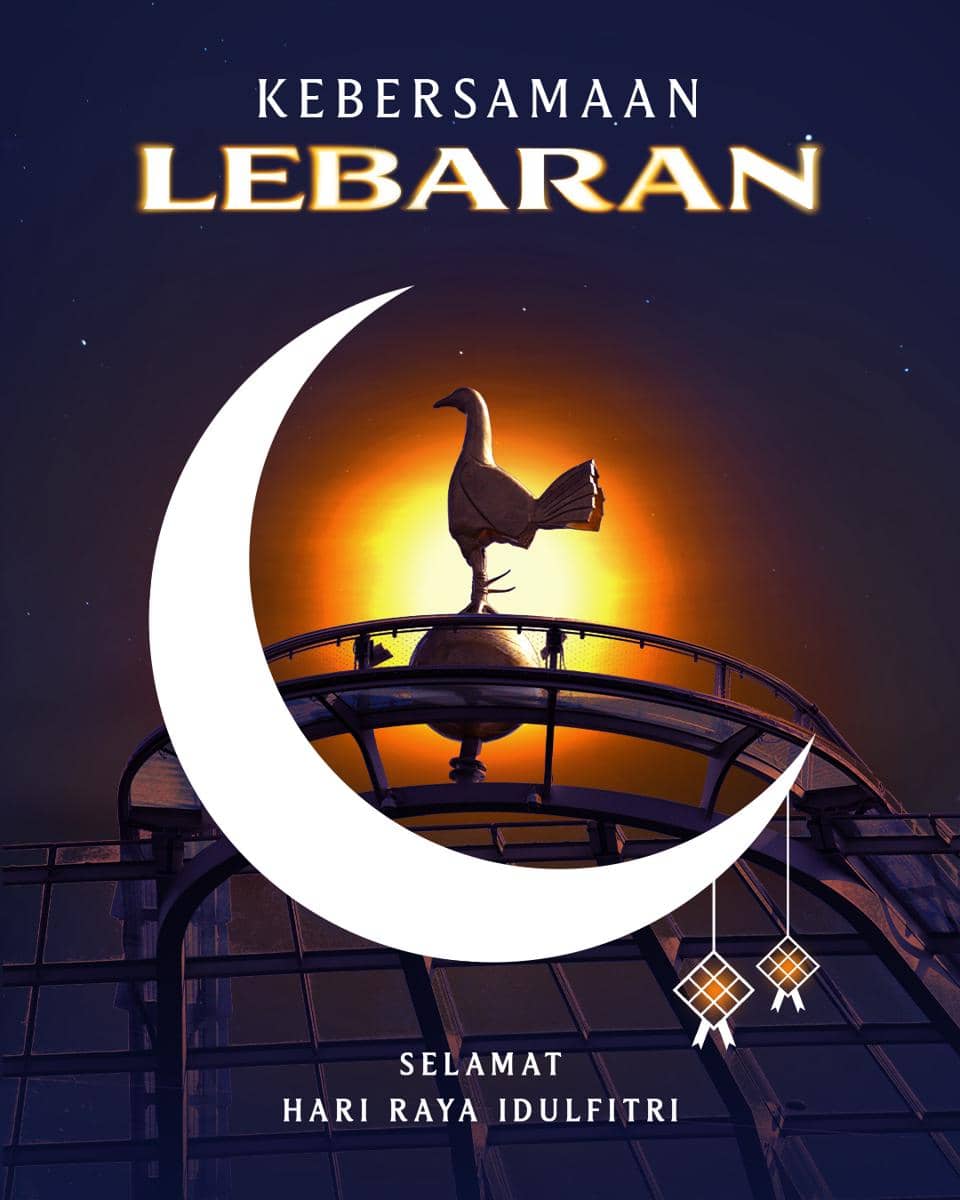 Ucapan Selamat Idul Fitri dari Tottenham Hotspur (Instagram.com/spursofficial)