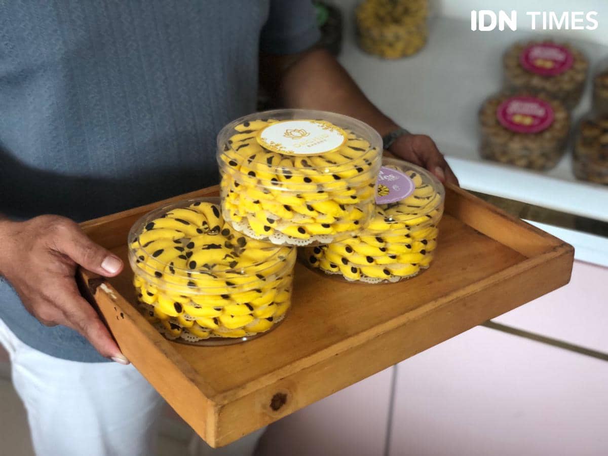 Banana Cookies, kue kering yang kerap diburu saat lebaran (IDN Times/Feny Maulia Agustin)