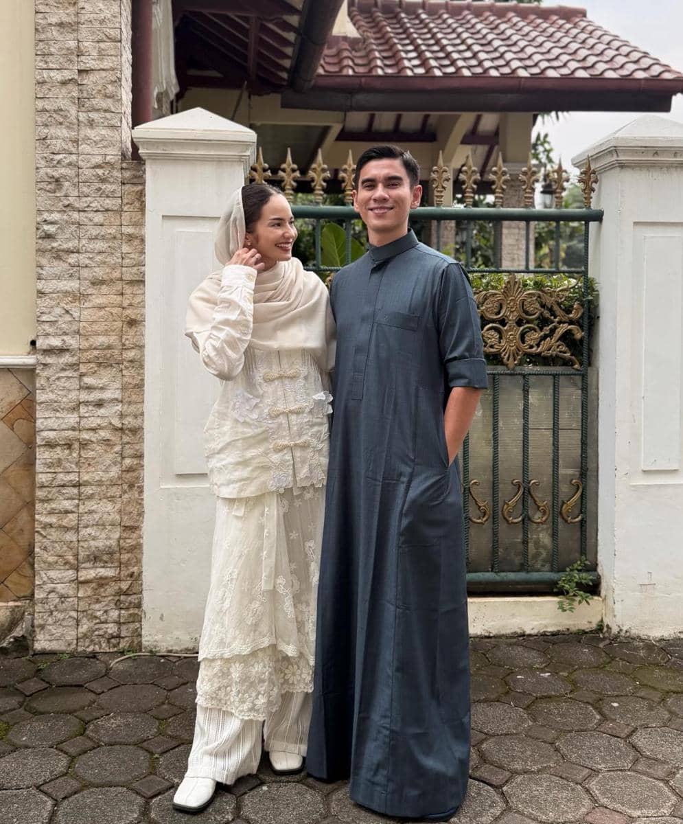 gaya couple artis saat Lebaran 2026