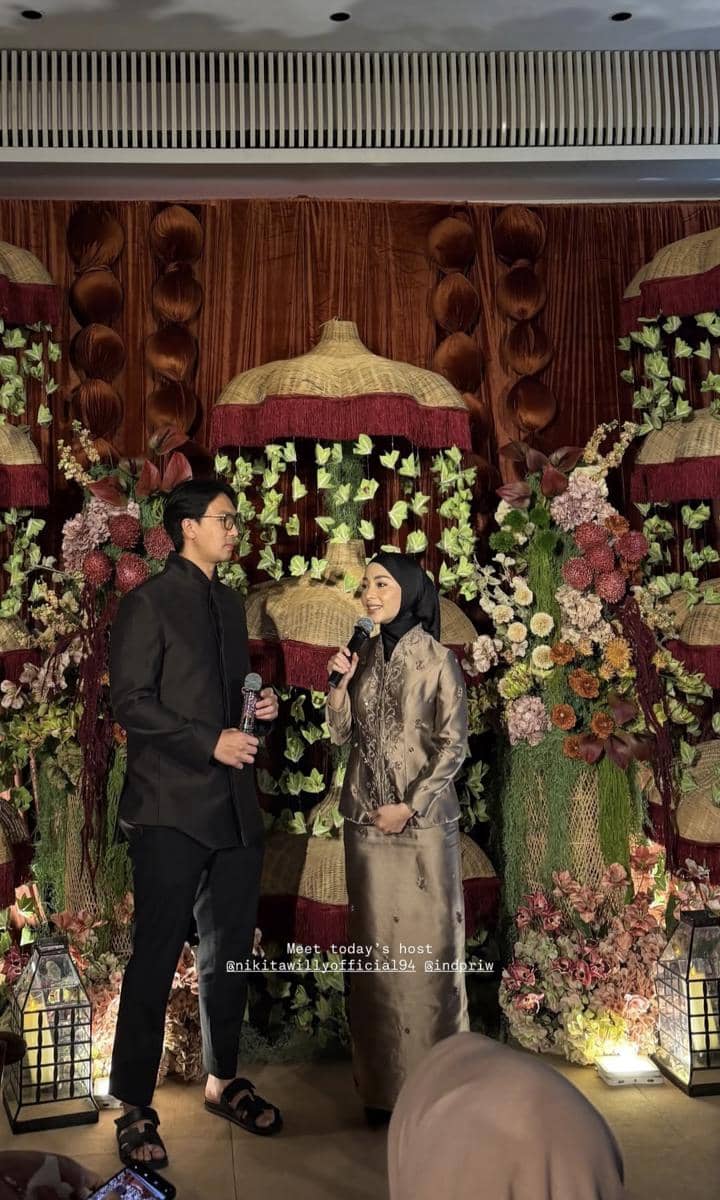 dekorasi Lebaran 2026 di acara keluarga Nikita Willy 