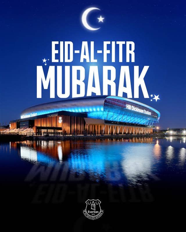 Ucapan Selamat Idul Fitri dari Everton (Instagram.com/everton)