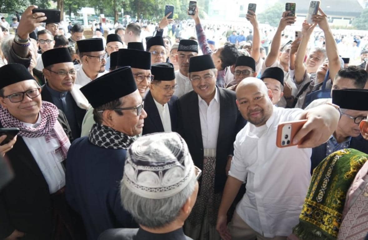 Salat Idul Fitri Bersama, Anies Ungkap Kedekatan dengan Didit Prabowo
