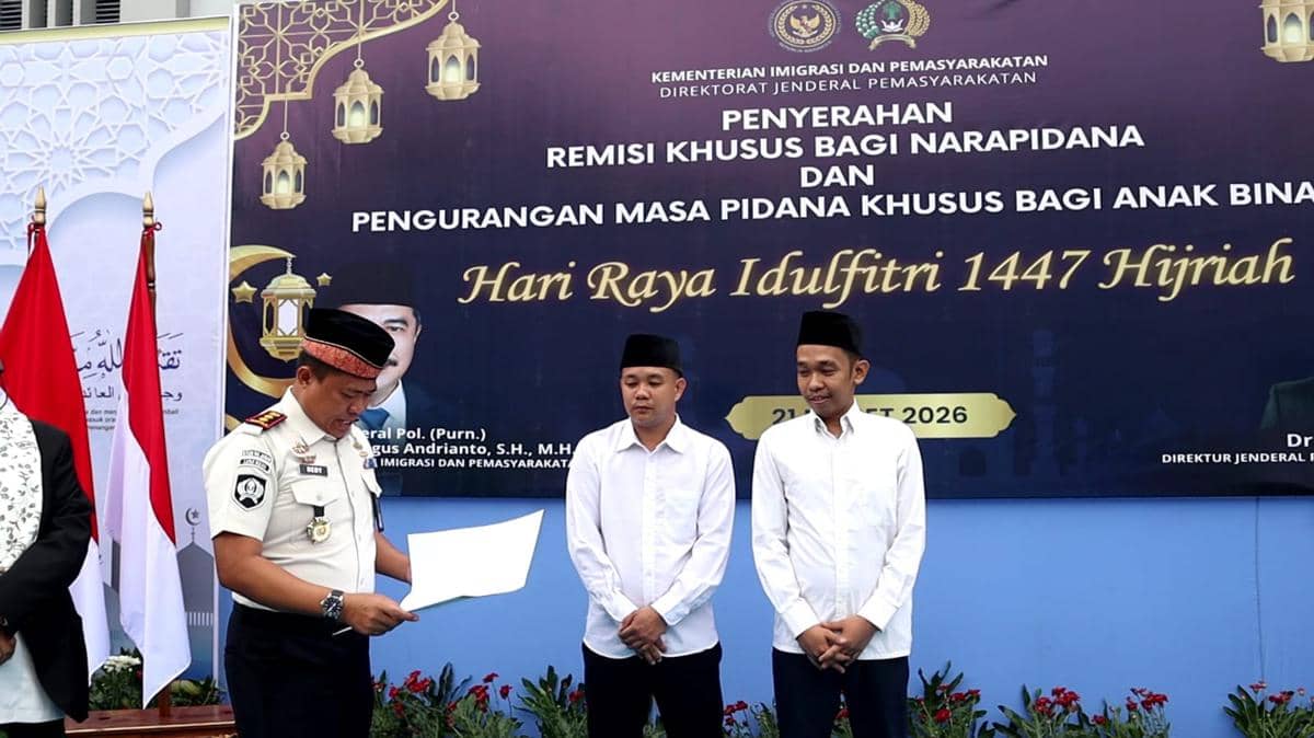 927 Warga Binaan Lapas Bekasi Dapat Remisi Idul Fitri, 8 Orang Bebas