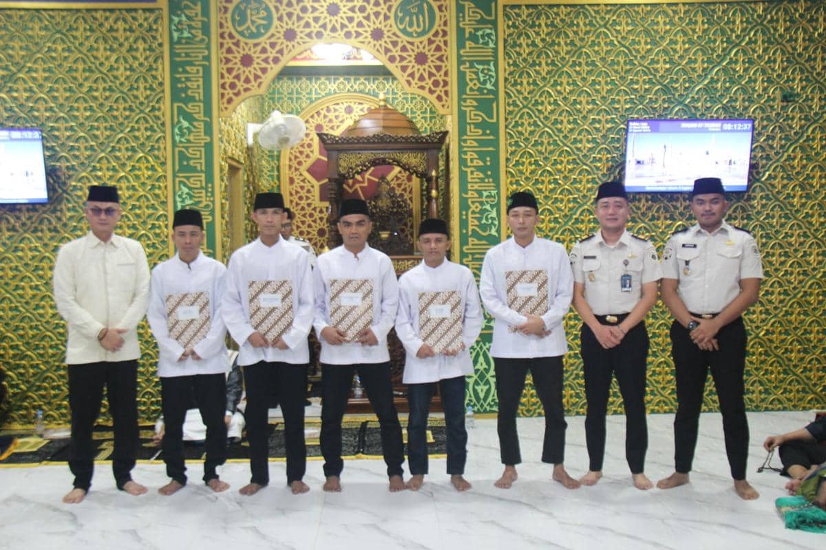 Dapat Remisi Idul Fitri, 5 Warga Binaan Lapas Pekanbaru Langsung Bebas