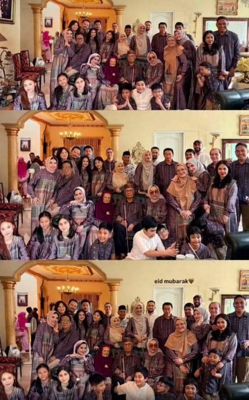 Artis Kumpul Keluarga Besar di Hari Lebaran
