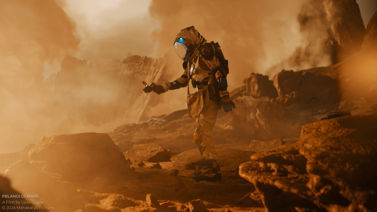 Pelangi di Mars. (Dok. Istimewa)