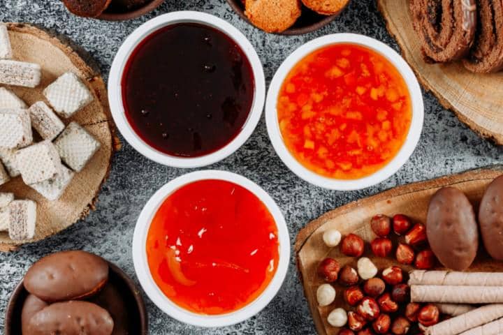 ilustrasi aneka jenis saus