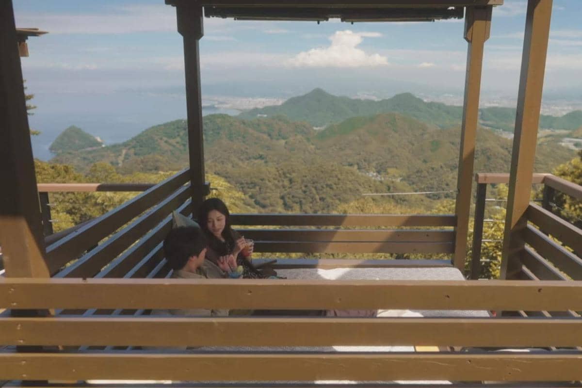 Katsuragi Saryo Private Gazebo, cuplikan drama Gimbap dan Onigiri