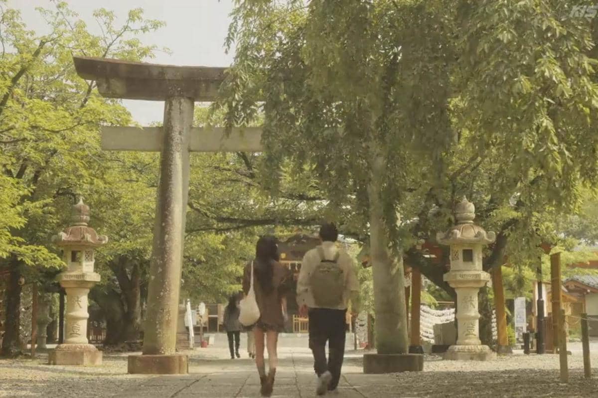 Kuil Numazu Hie, cuplikan drama Gimbap dan Onigiri 