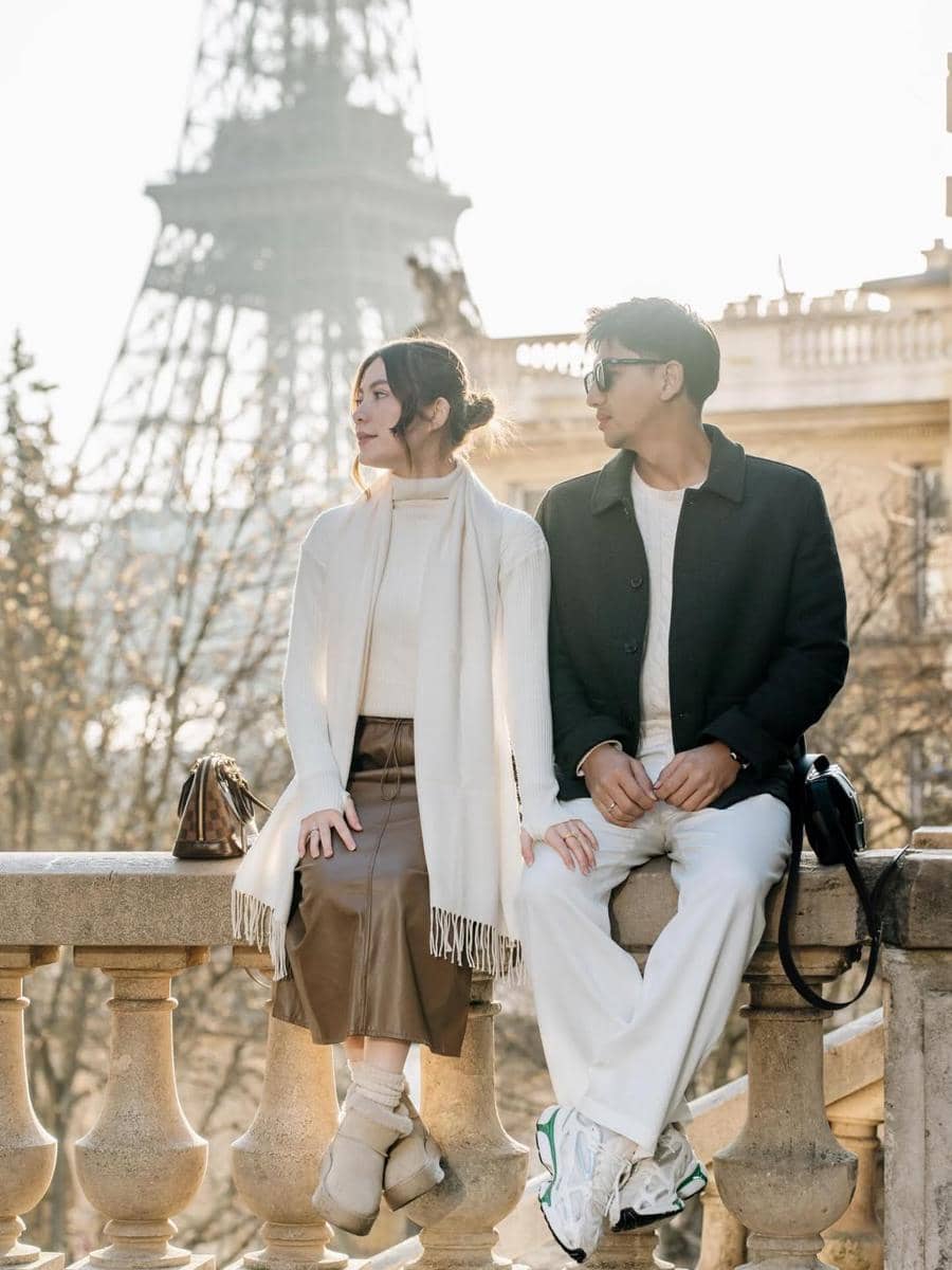 Photoshoot Harris Vriza dan Haviza di Paris