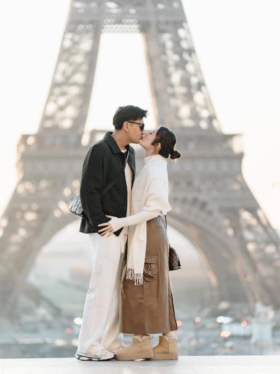 Photoshoot Harris Vriza dan Haviza di Paris