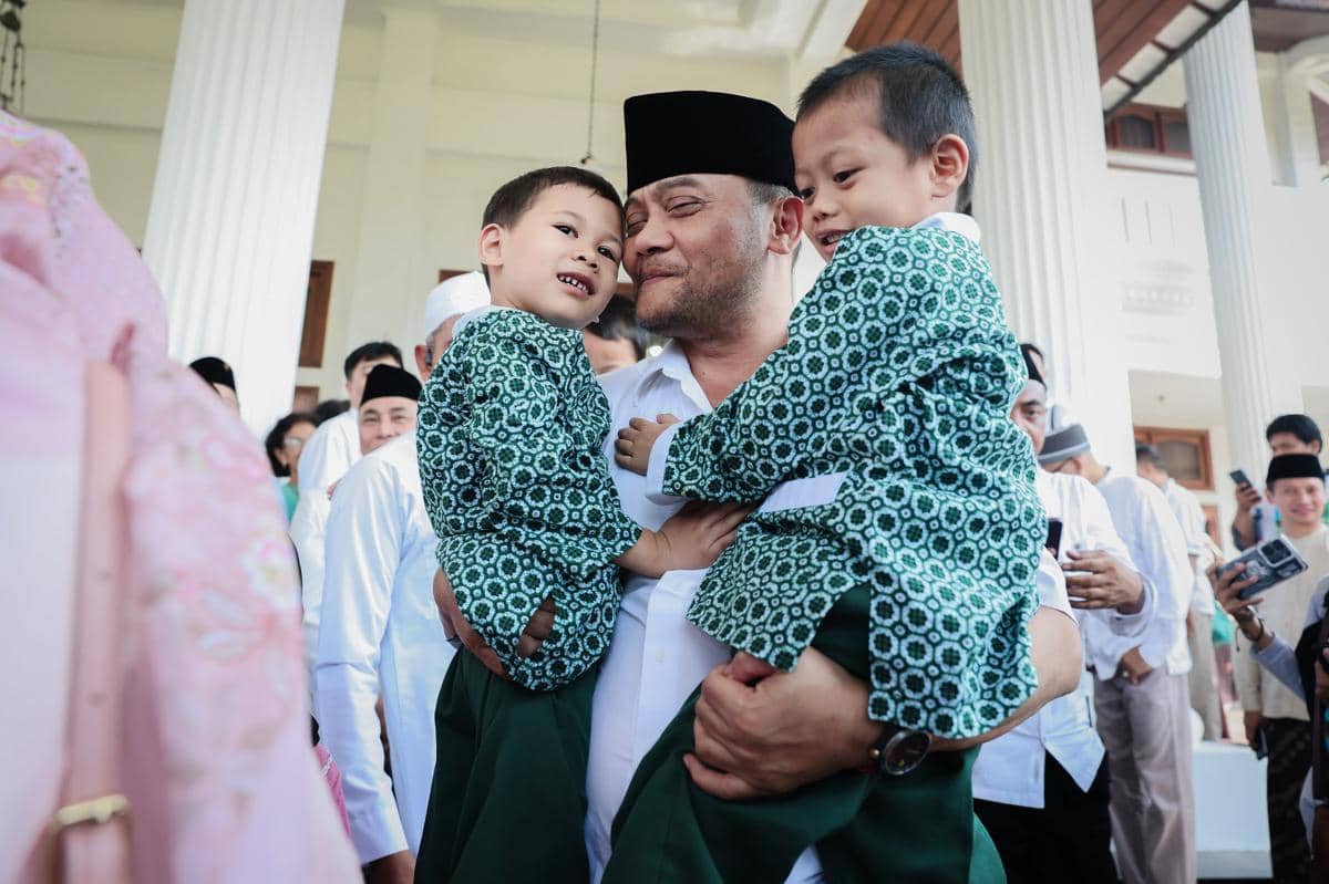 Cerita Ahmad Luthfi Rayakan Lebaran Bareng Anak-anak Difabel