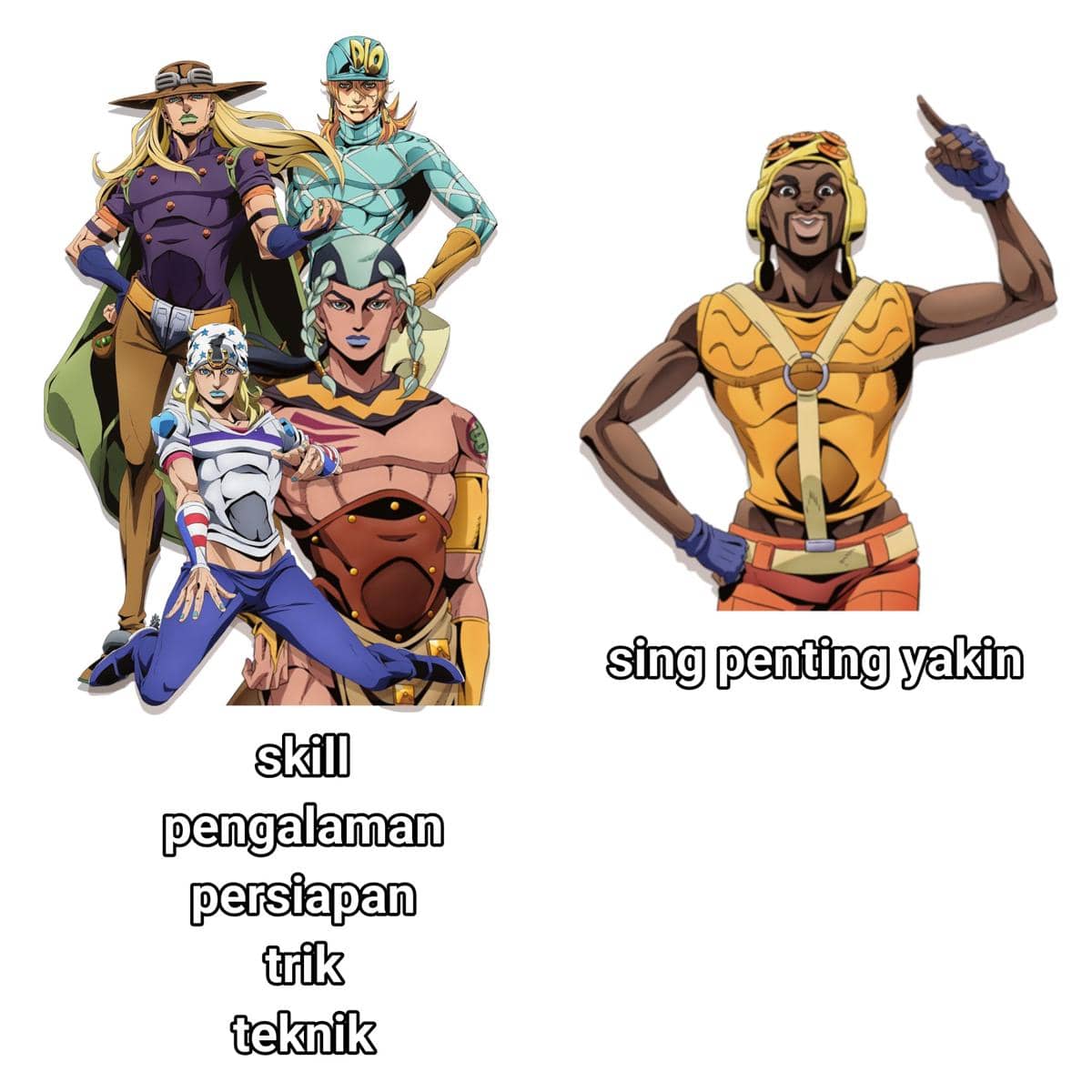 8 Meme Lucu Anime Steel Ball Run, Ada Referensi Uma Musume?
