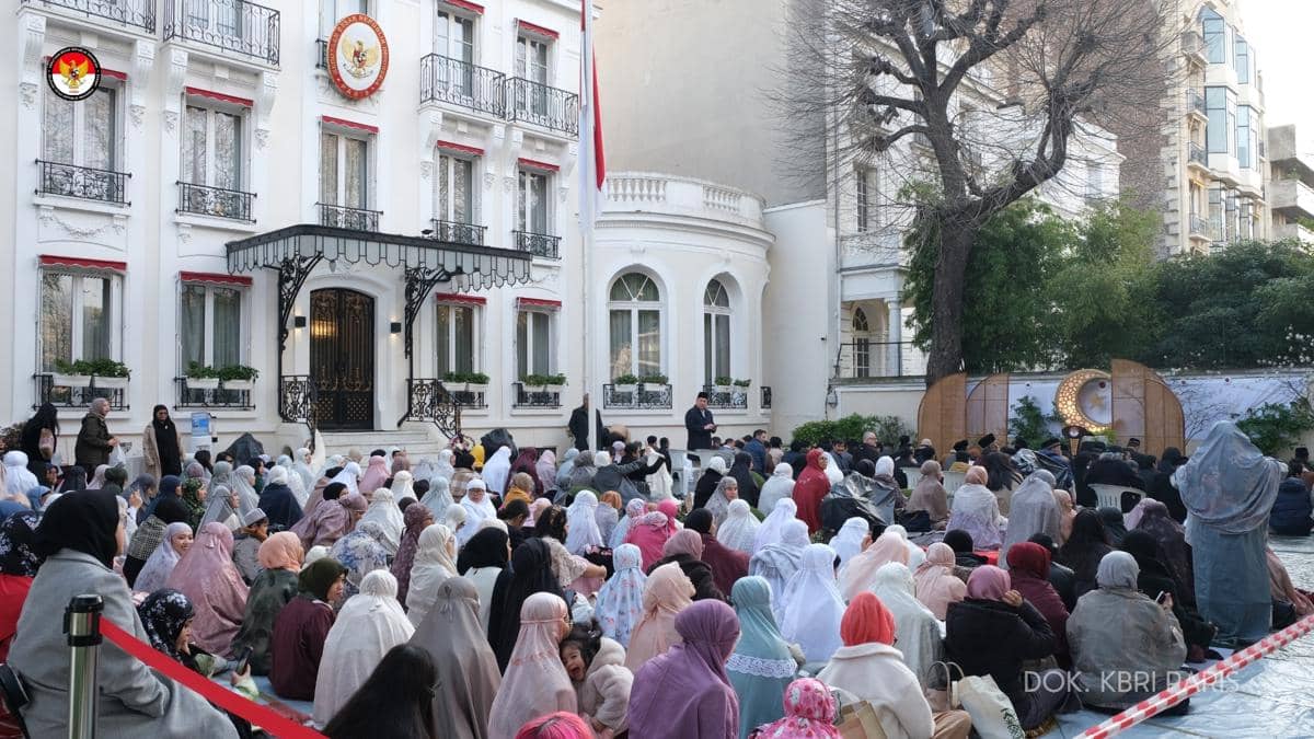 400 Diaspora di Paris Rayakan Idul Fitri dengan Sederhana tapi Khidmat