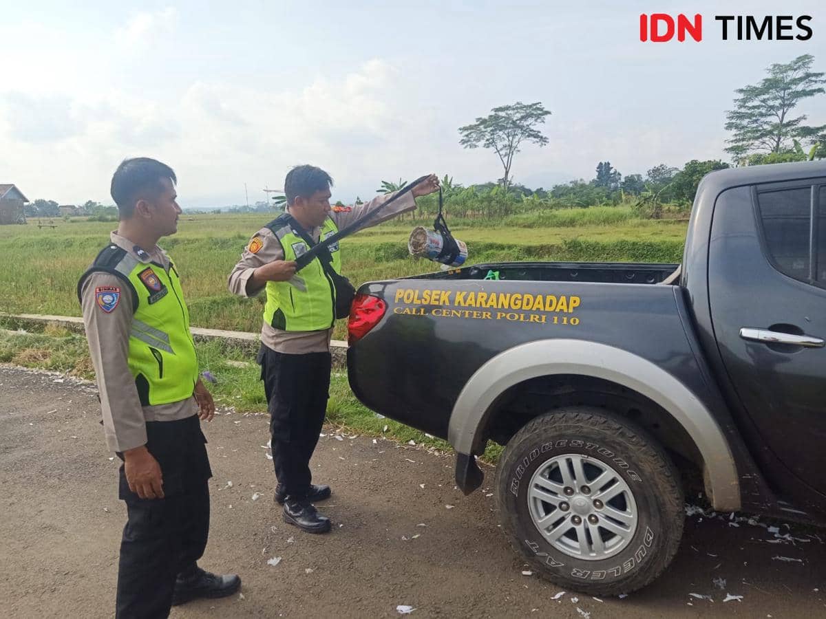 Tertibkan Petasan, Polsek Karangdadap Pekalongan Sita 1 Long Bumbung