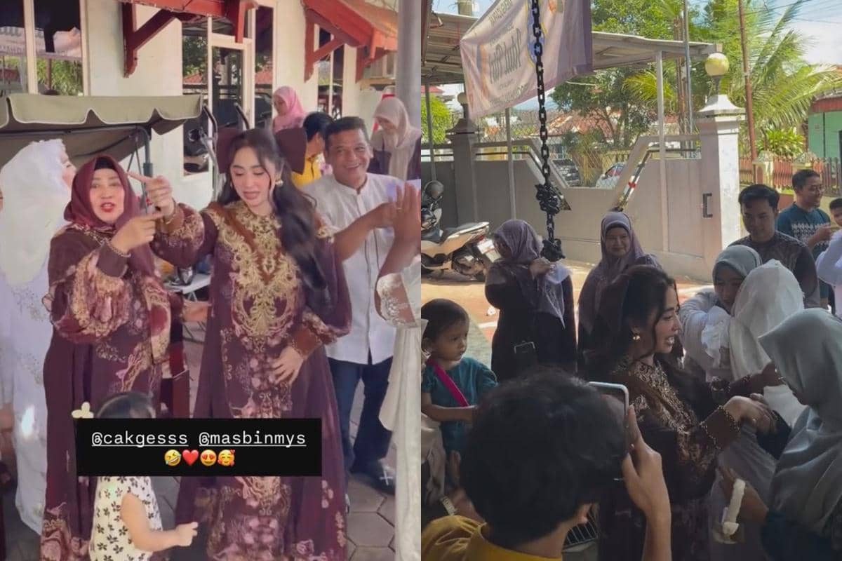 Dewi Perssik gelar open house Lebaran 2026 di kampung halamannya di Jember