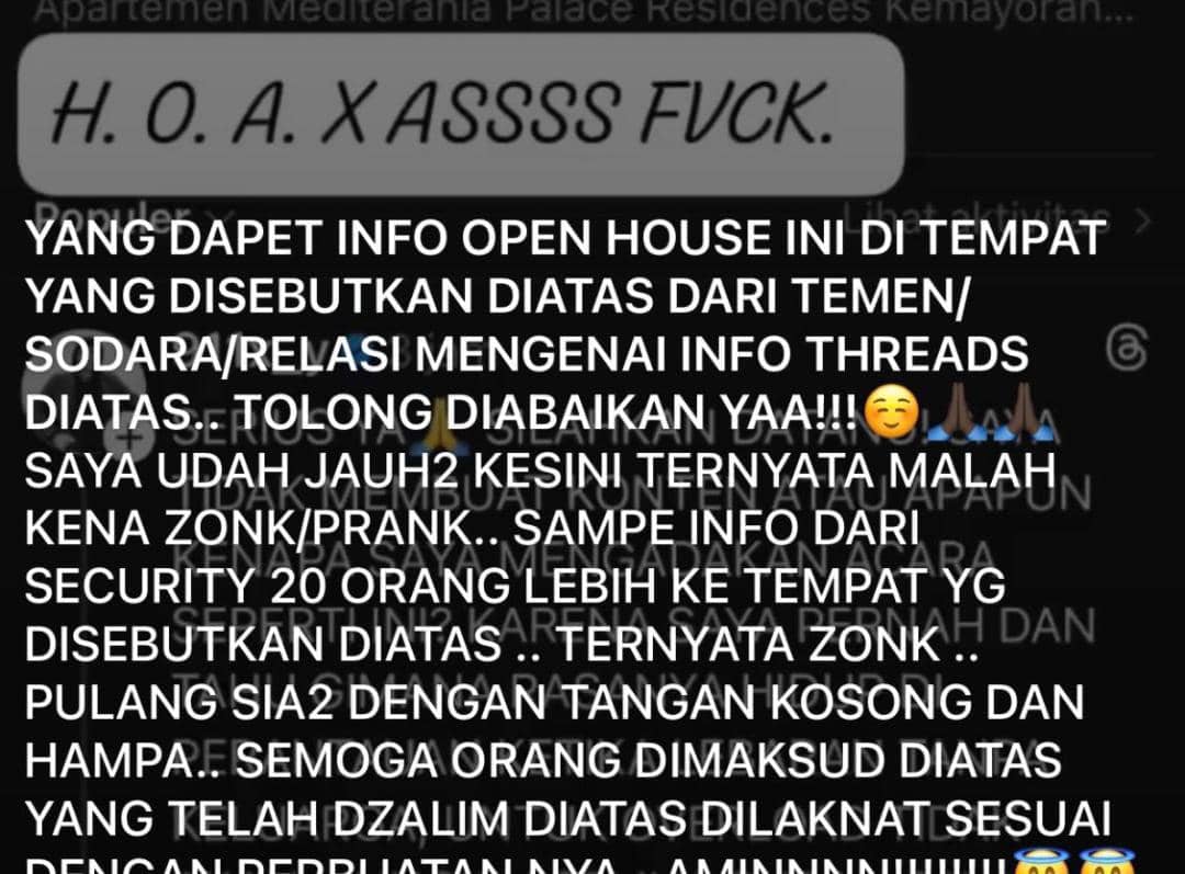 Viral Open House Lebaran Diduga Prank, Puluhan Warga Datang Malah Zonk