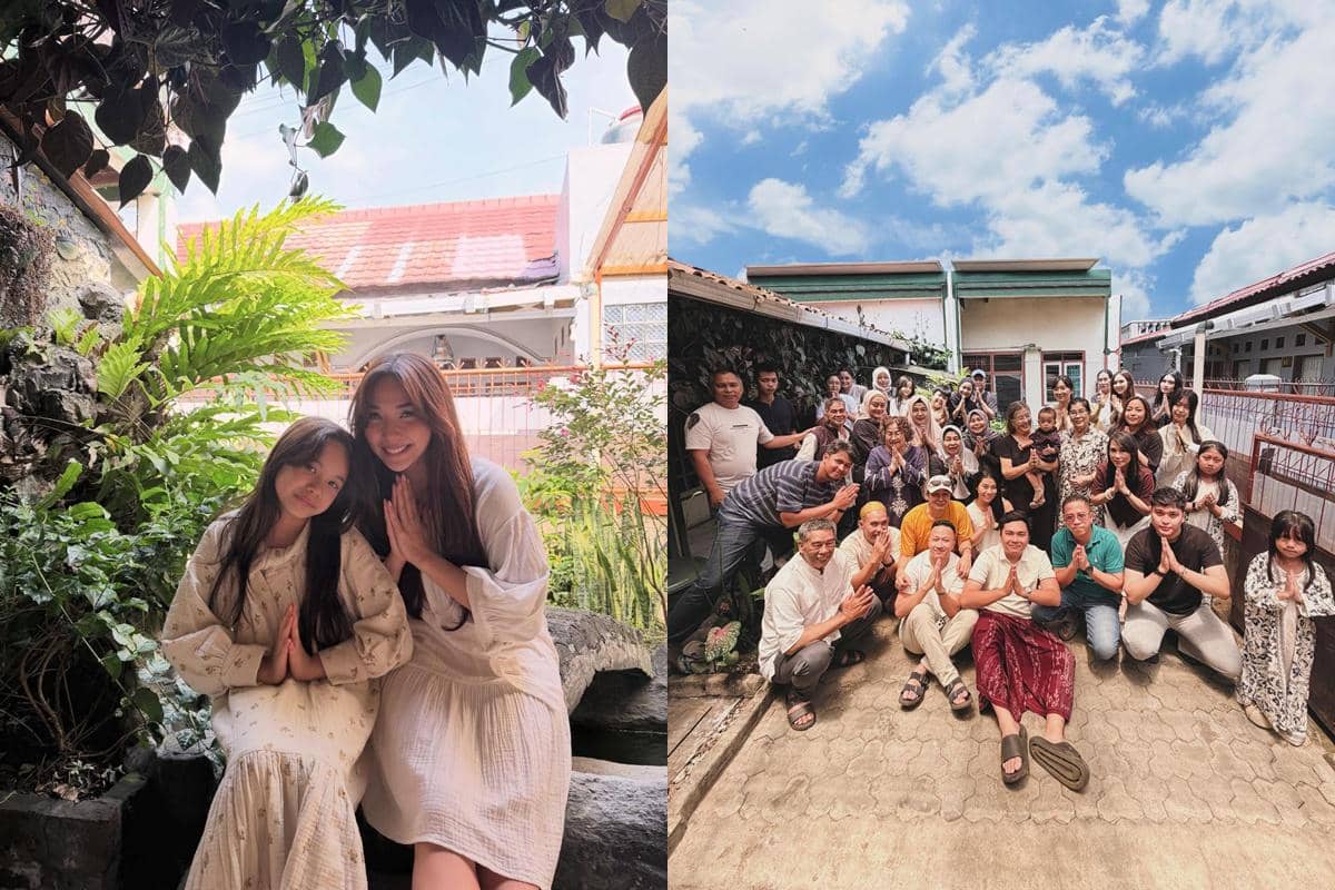 Gisel berkumpul dengan keluarga merayakan Lebaran 2026